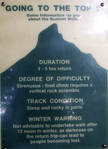 Top of Mount Warning